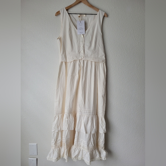 NWT Christy Dawn the Rafaella dress in pearl, xlarge - Picture 7 of 14